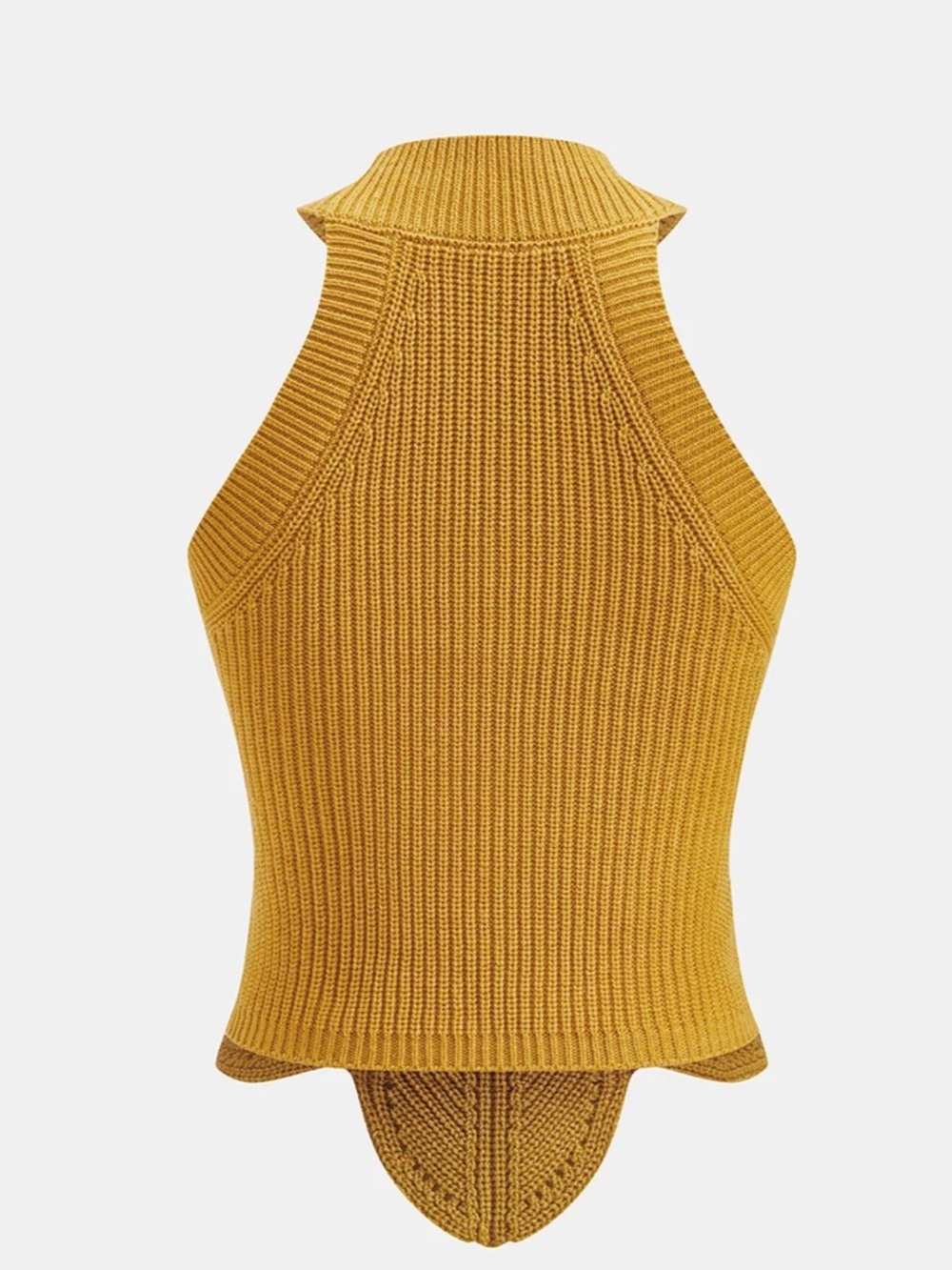 Commense Sleeveless Hollow Out Flower Crochet Knit Halter Sweater Tank Top NEW - Picture 2 of 4